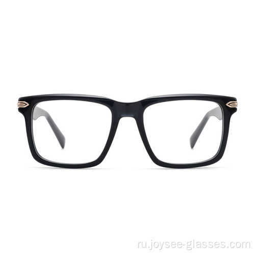 Новые классические крупные квадратные индивидуальные логотип пластиковые ацетатные очки